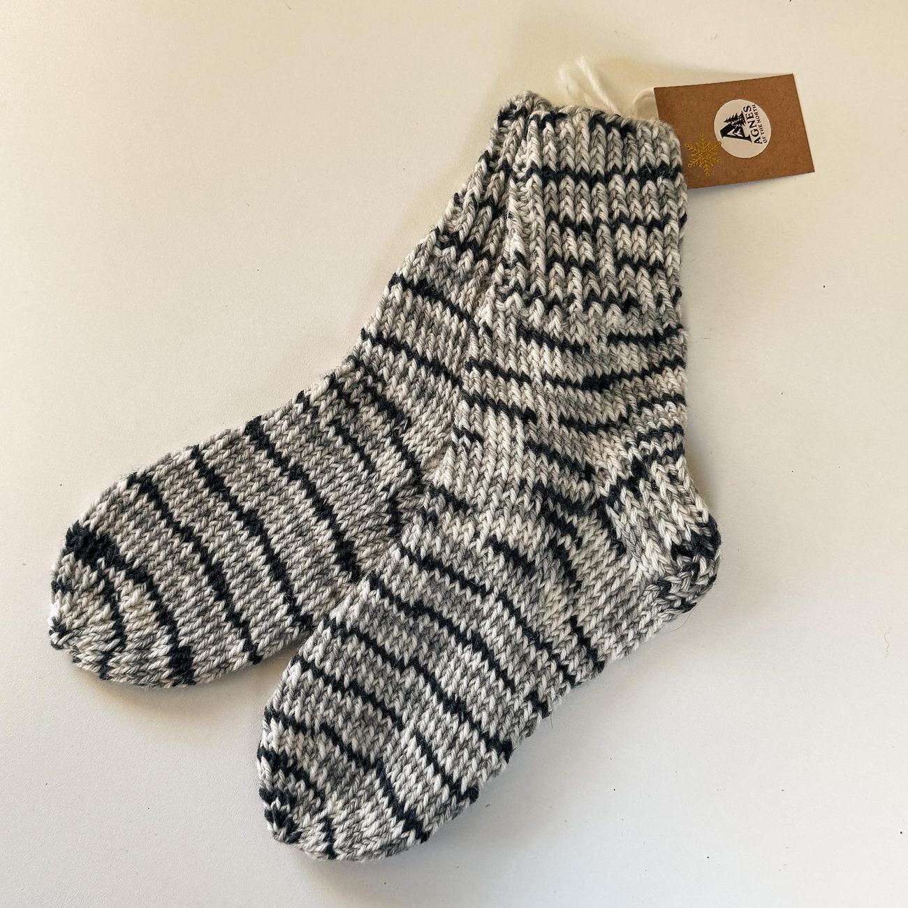 Wool socks, Nordic grey, photo 3