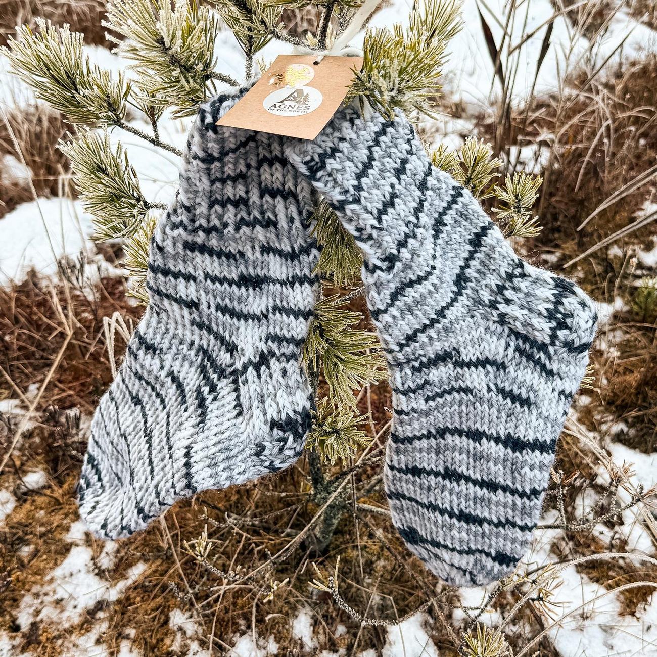 Wool socks, Nordic grey, photo 4